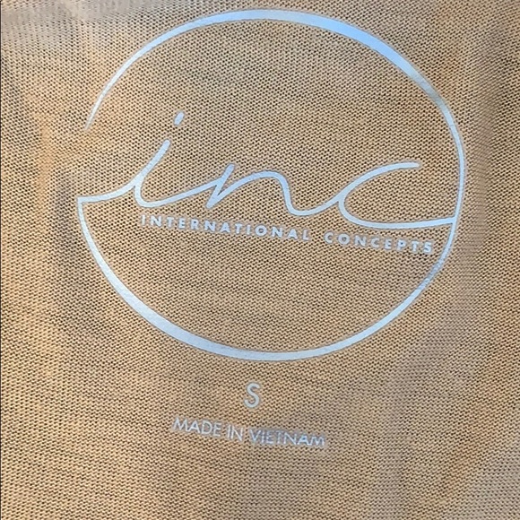 Inc sequin cold shoulder top - Picture 7 of 8